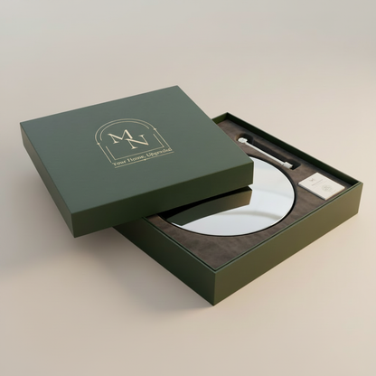 Branded Packaging - Greige Background